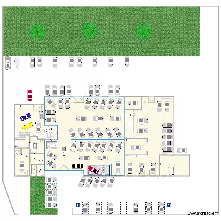 events auto by fast club. Plan de 22 et 1935 m² events auto by fast club. Plan de 22 et 1935 m²