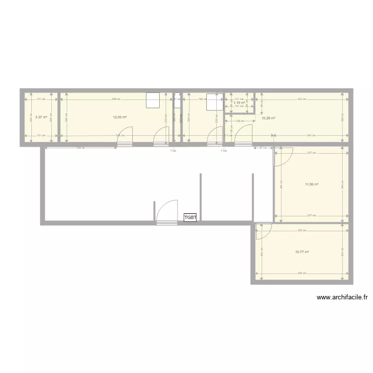 NANTES 3 BELLAC Plan de Base. Plan de 