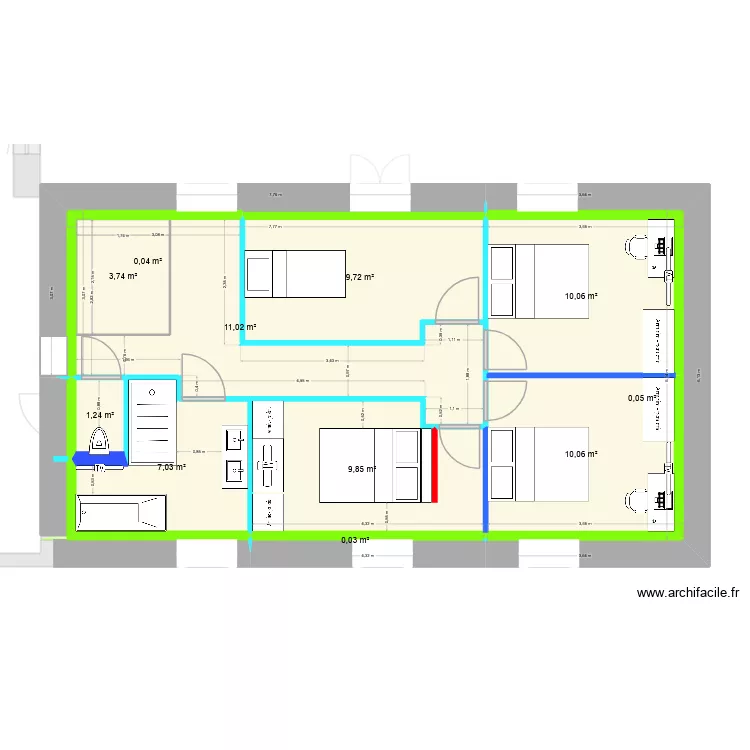 RDC mai 2025 V2. Plan de 16  et 171 m²