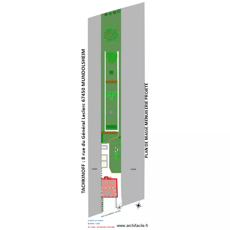 Plan de Masse Leclerc ITE. Plan de 