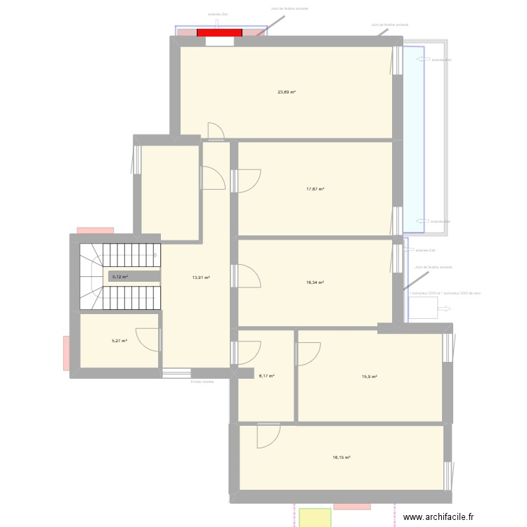 RDC Konrath. Plan de 15 pièces et 251 m2