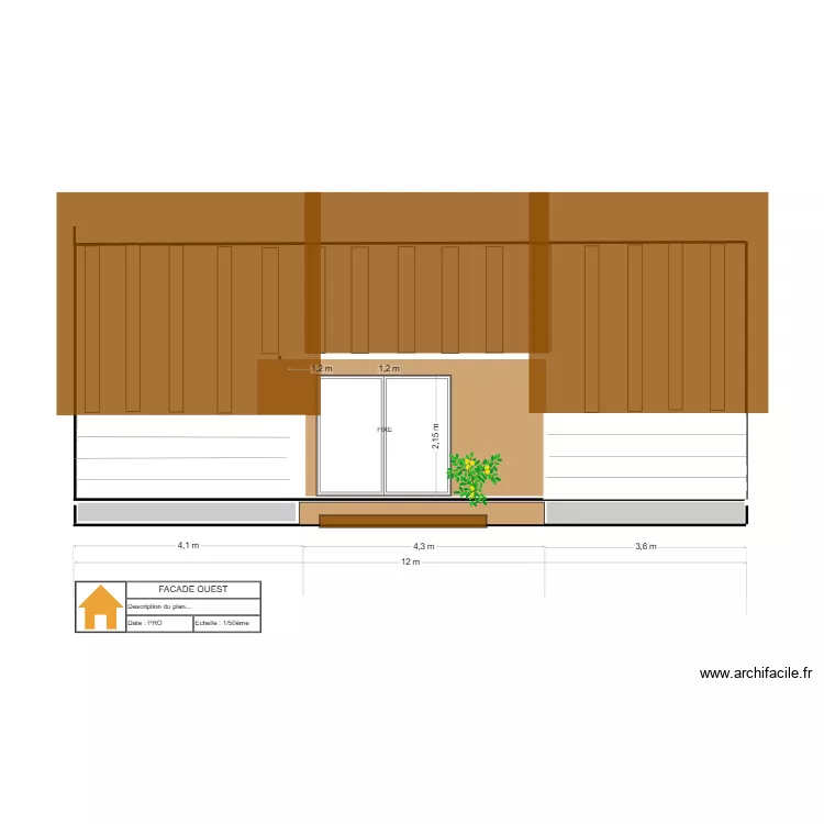fa&ccedil;ade EST V6.4. Plan de 