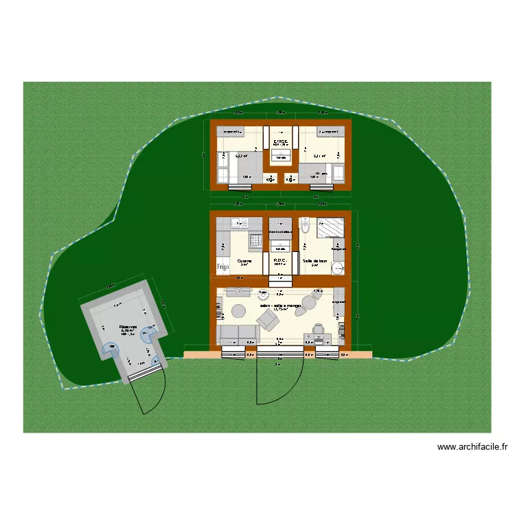 Tiny Hobbit House. Plan de Tiny Hobbit House. Plan de