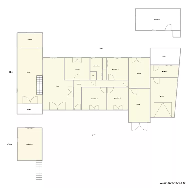 behen. Plan de 21 et 211 m² behen. Plan de 21 et 211 m²