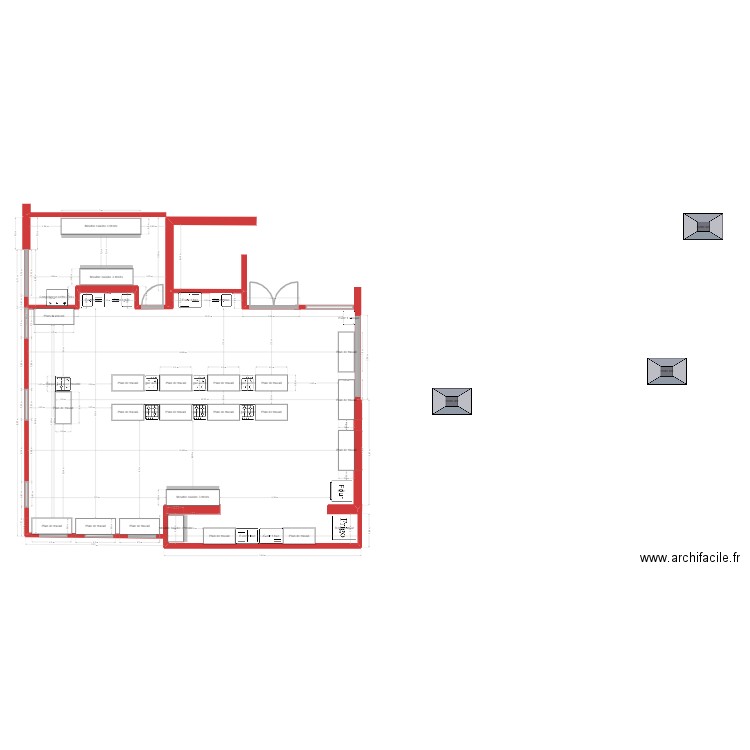 CLASE DE COCINA LA SALLE SIN COLECTOR. Plan de 0 pièce et 0 m2