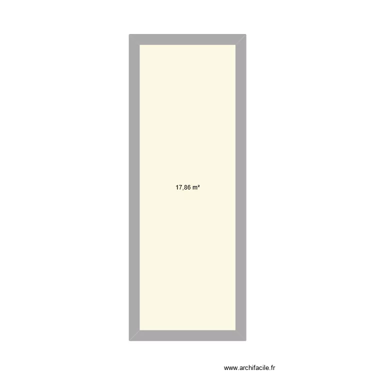 teqst. Plan de 1 Pièce et 18 m² teqst. Plan de 1 Pièce et 18 m²