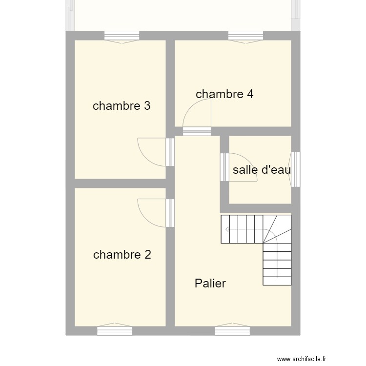 0151. Plan de 13 pièces et 126 m2