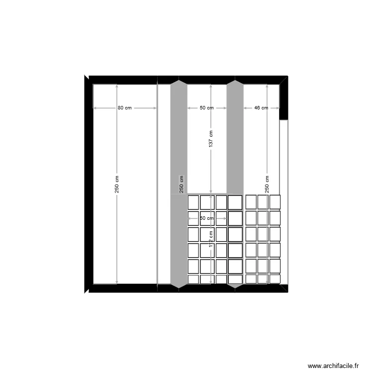 Zhi sdb. Plan de 5 Pièces et 5 m²