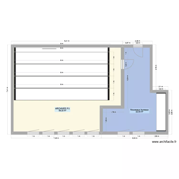 Archives. Plan de 0 pièce et 0 m2