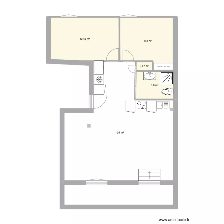 APTOMToulon. Plan de 5 et 58 m² APTOMToulon. Plan de 5 et 58 m²
