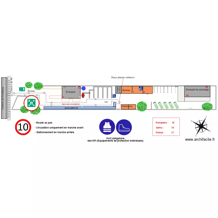 Plan Fondeyre visite V090326. Plan de 