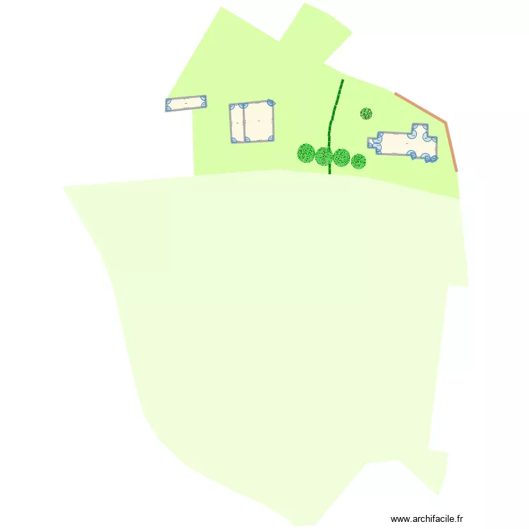 jardin église Maillat. Plan de 4 Pièces et 550 m² jardin église Maillat. Plan de 4 Pièces et 550 m²
