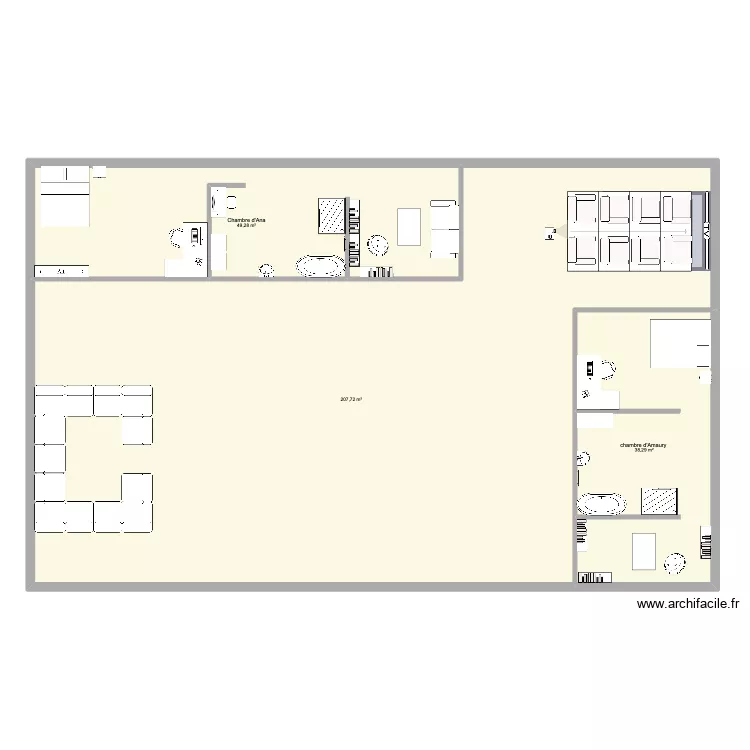 maison n&deg;6. Plan de 