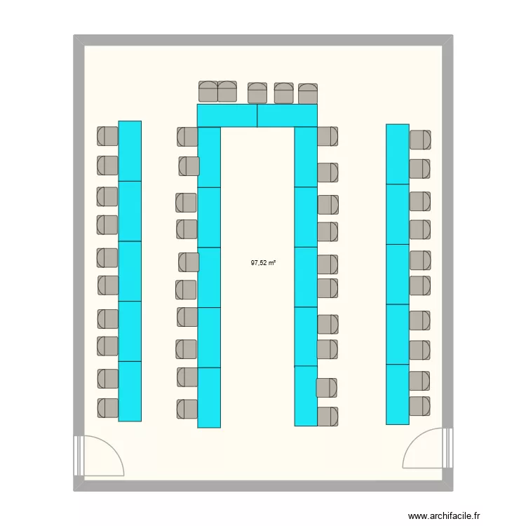 SeatingPlanR1. Plan de 1 Pièce et 98 m² SeatingPlanR1. Plan de 1 Pièce et 98 m²