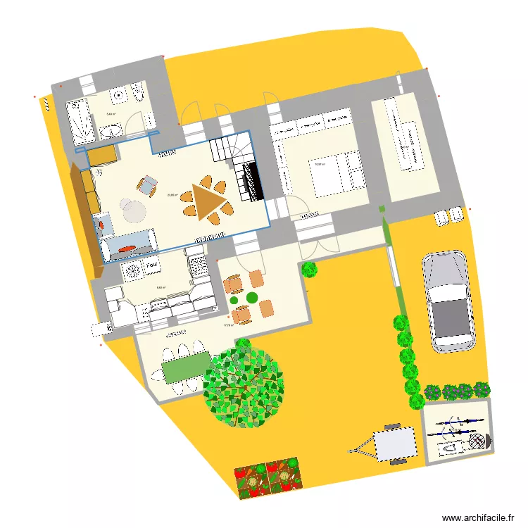 PRIEUX plan intérieur RDC 2209 bis. Plan de PRIEUX plan intérieur RDC 2209 bis. Plan de