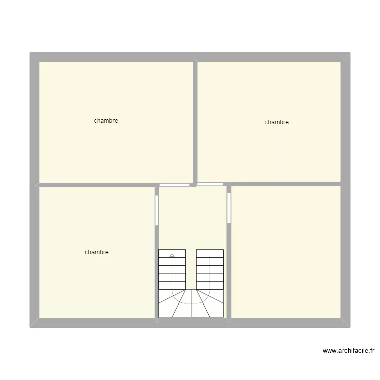 le guen etage. Plan de 3  et 64 m²