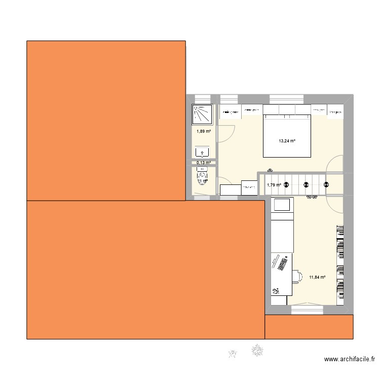 Maison plan 4. Plan de 0 pièce et 0 m2