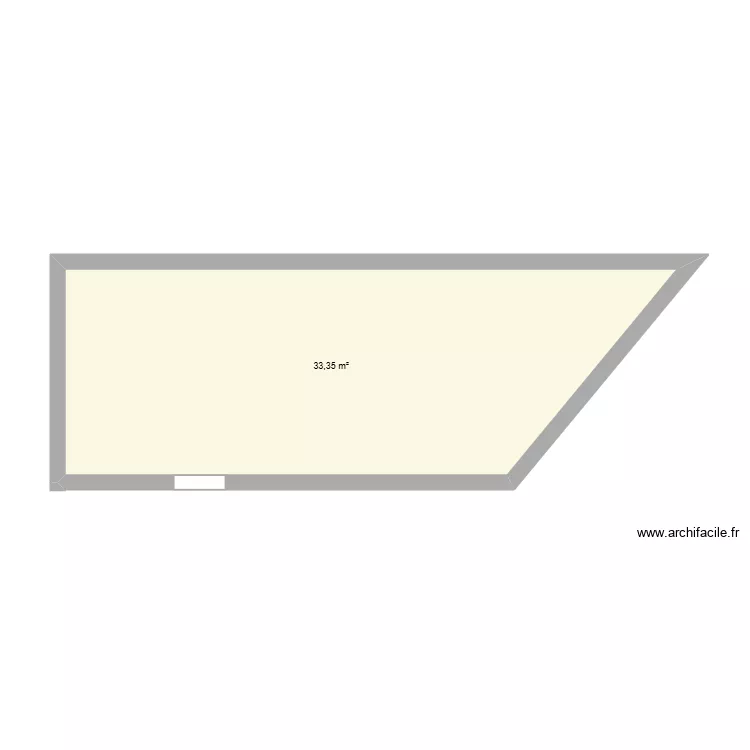 TEST PLAN. Plan de 1  et 33 m²