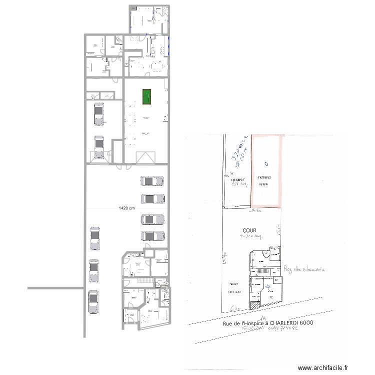 Plano 1-A 01 +1-A 010 signer. Plan de 0 pièce et 0 m2