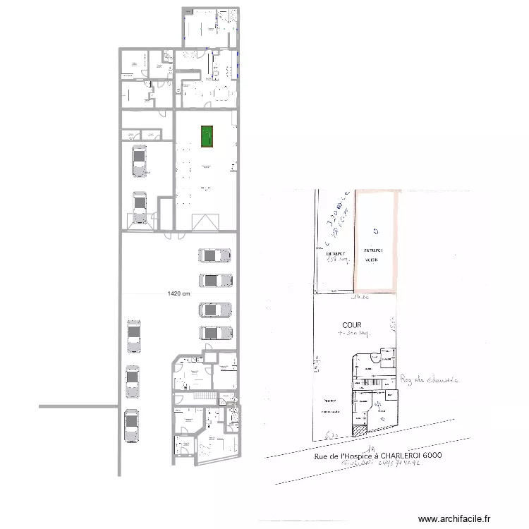 Plano 1-A 01 +1-A 010 signer. Plan de 