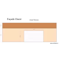 Fa&ccedil;ade ouest avant travaux