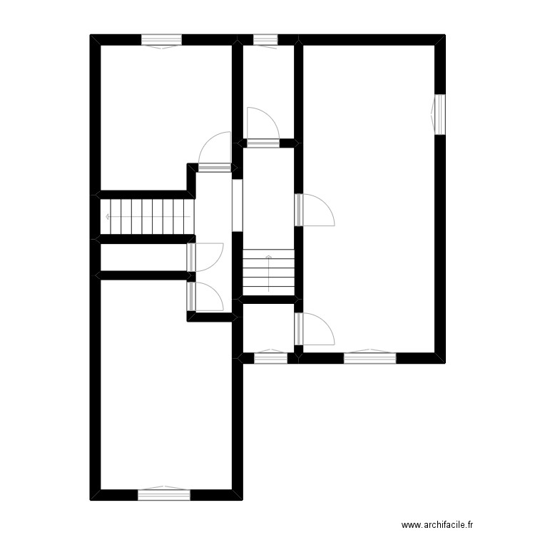 AUBERT. Plan de 17 pièces et 179 m2