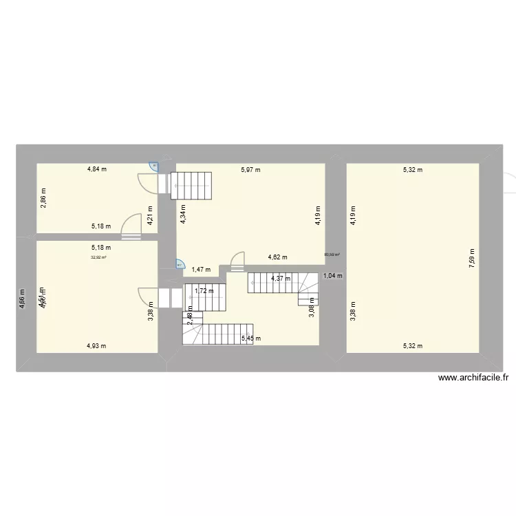 plan de la maison. Plan de 27 pièces et 619 m²