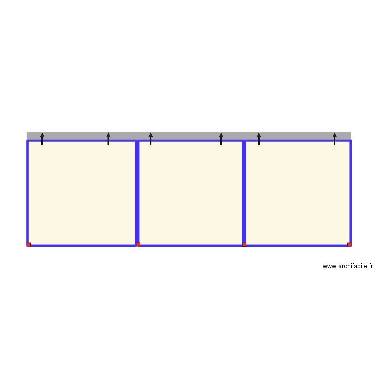 Alexandre Macedo. Plan de 3 pièces et 46 m2