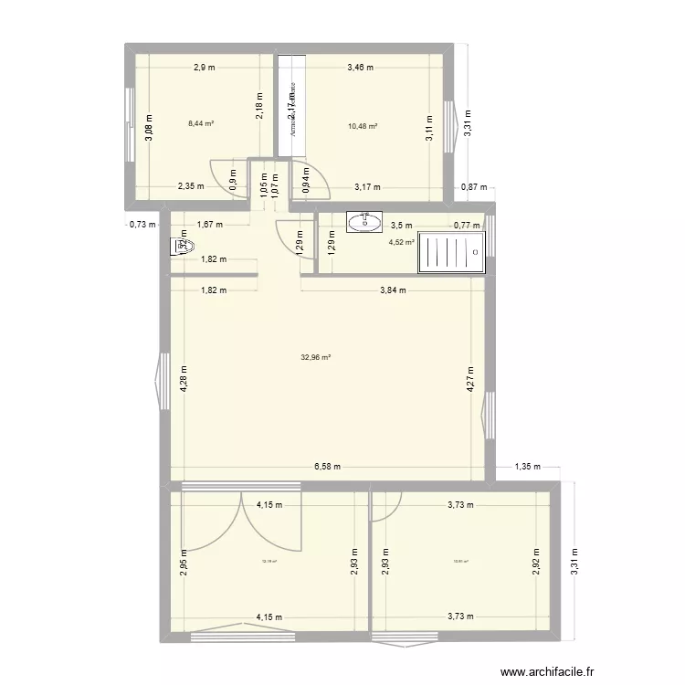 Belco projet&eacute;. Plan de 