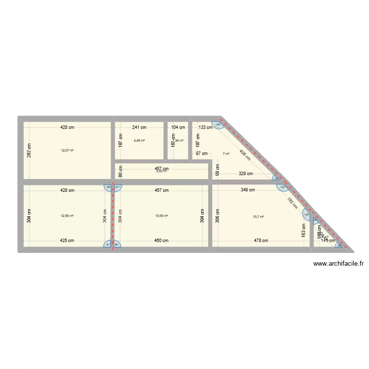 camp des monges v2. Plan de 