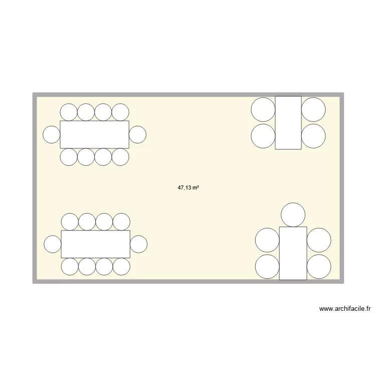 projet 1. Plan de 1  et 47 m²