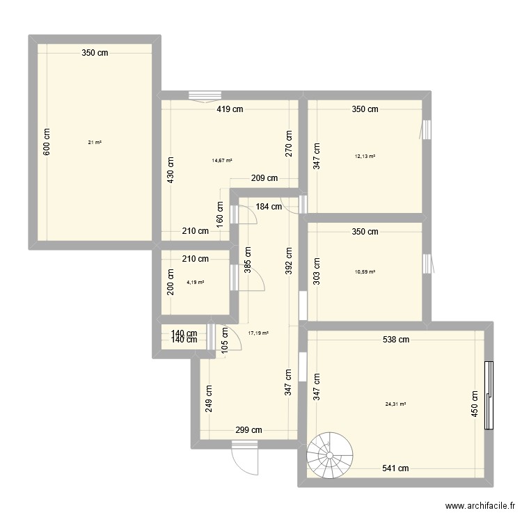 plan. Plan de 0 pièce et 0 m2