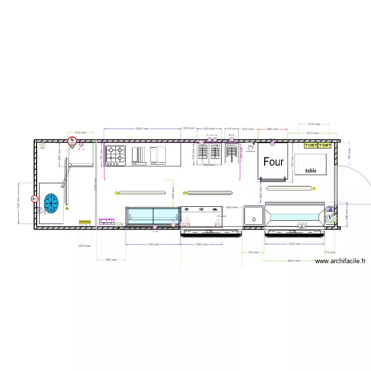 camping leon. Plan de 