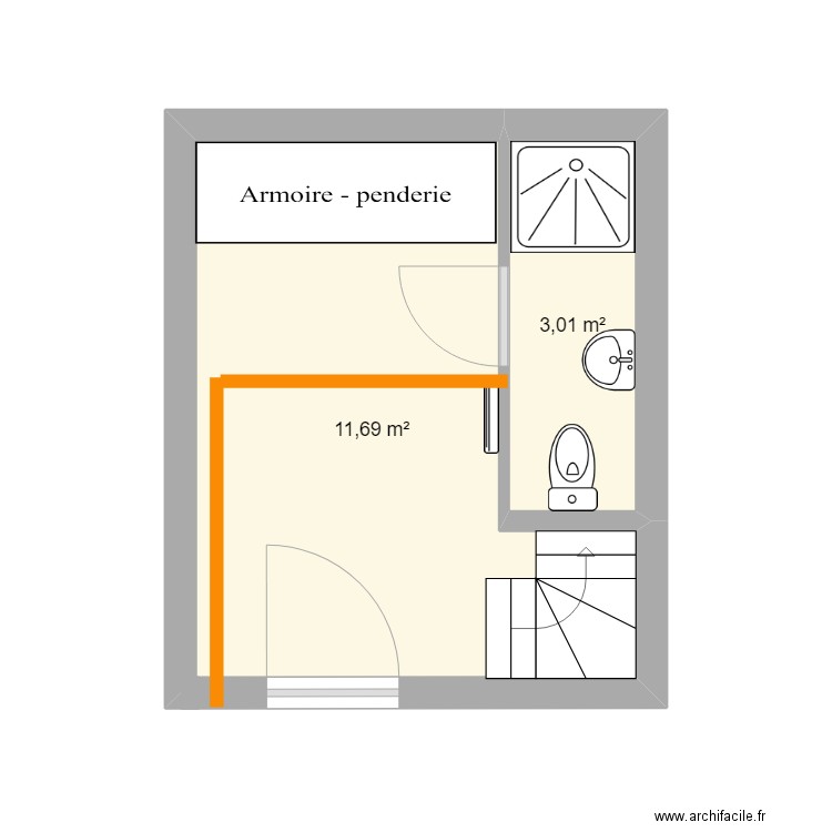 RDC Alignan ville. Plan de 0 pièce et 0 m2