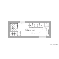 Plan sdb VILLE avant travaux
