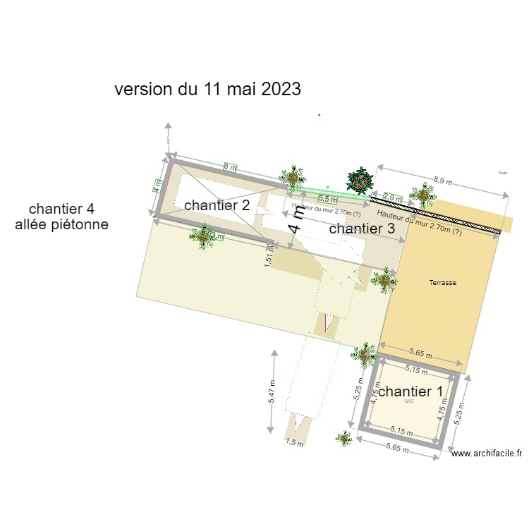 tvx dehedin - terrassement - version  20230327. Plan de 0 pièce et 0 m2