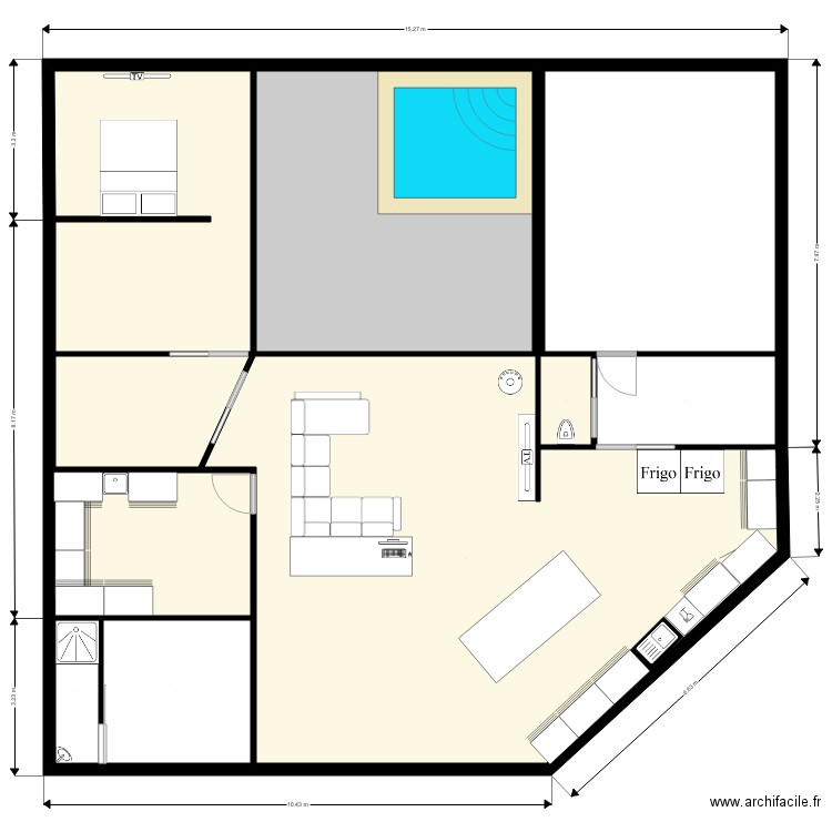 Plan maison Baurech. Plan de 0 pièce et 0 m2