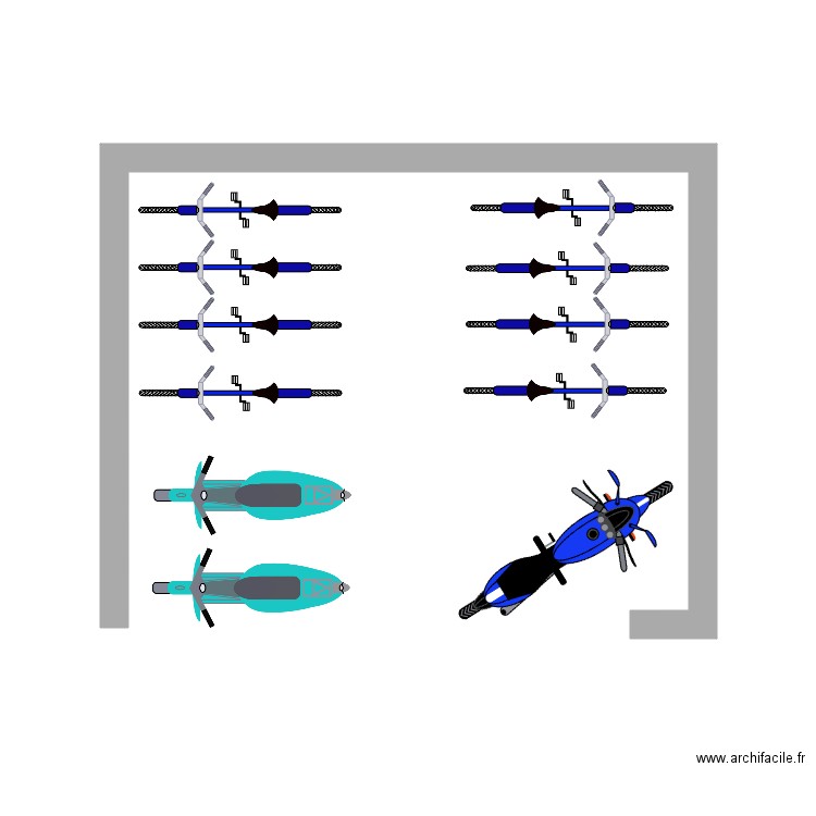Garage1. Plan de 0 pièce et 0 m2