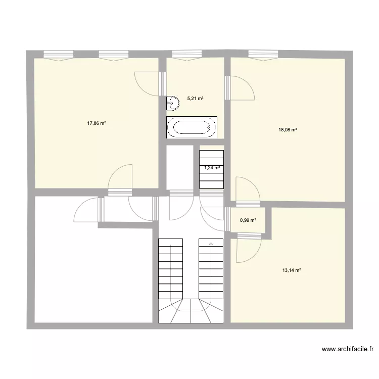 luluclermont &eacute;tage. Plan de 