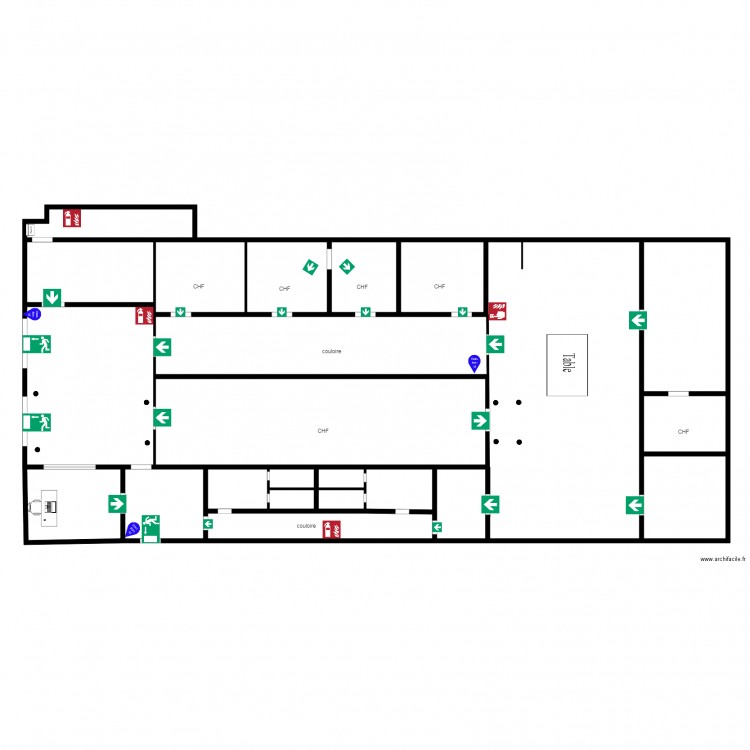 abatoire. Plan de 0 pièce et 0 m2