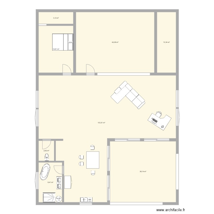 StSulpiceV1. Plan de 0 pièce et 0 m2