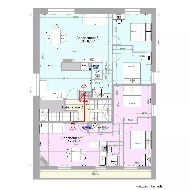 Pasteur Etage 2 a. Plan de 