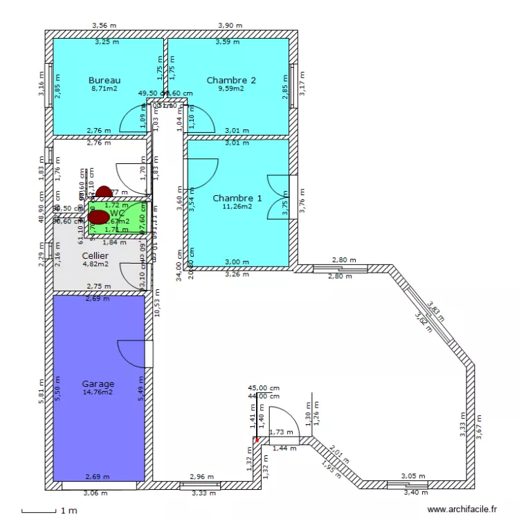 Maison. Plan de Maison. Plan de