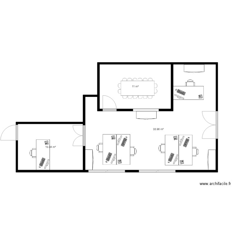 New planning 1. Plan de 0 pièce et 0 m2