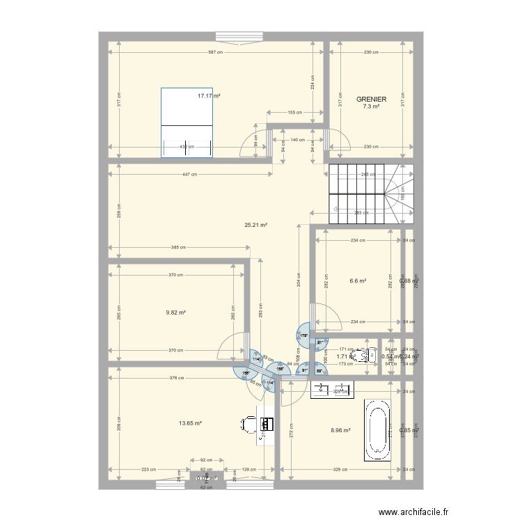 Brusvily Etage PRO8. Plan de 0 pièce et 0 m2