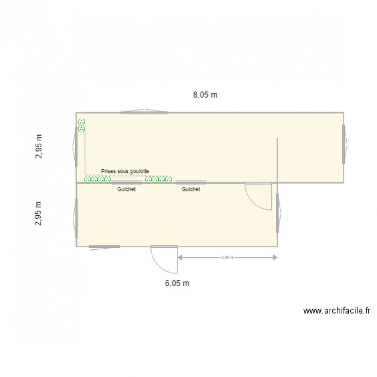 CHEMVIRON. Plan de 0 pièce et 0 m2