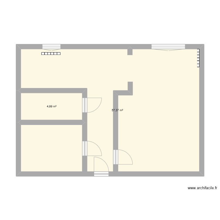 apres plan madme b. Plan de 0 pièce et 0 m2