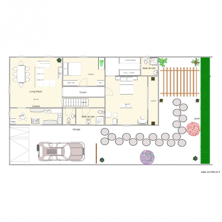 Appartement Haut Riviéra Exemple N1. Plan de 0 pièce et 0 m2