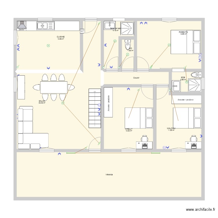 test. Plan de 0 pièce et 0 m2