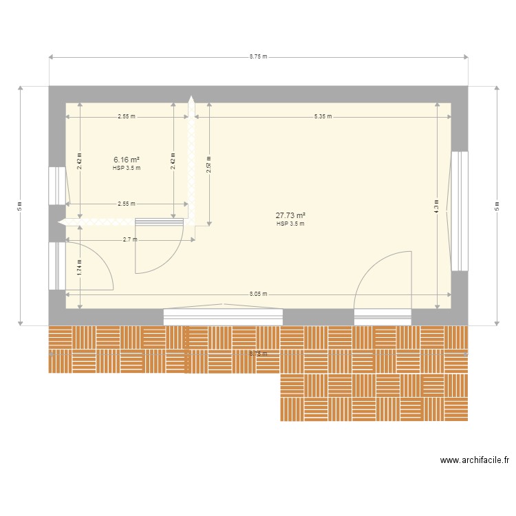 ANNEXE JARDIN II. Plan de 0 pièce et 0 m2